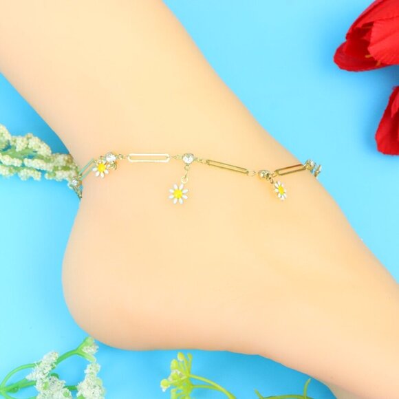 Elegant Handmade Anklet – Perfect for Women & Girls | Ideal Gift Option,DYC1067 - Picture 1 of 7